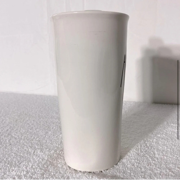 Rae Dunn “AWAY” Mug by  Magenta Tall Ceramic Coffee Travel Mug Tumbler W/ Lid - Picture 4 of 12